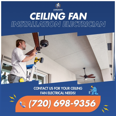 electrical service to install ceiling fans