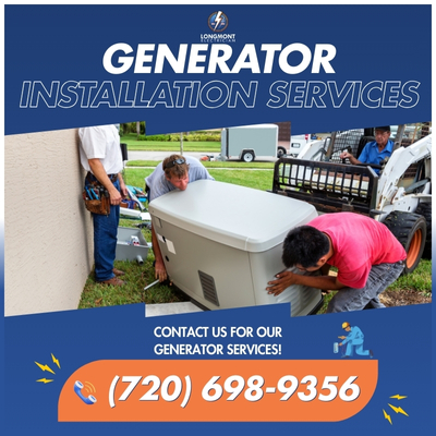 Generator Installation Services in Longmont, CO